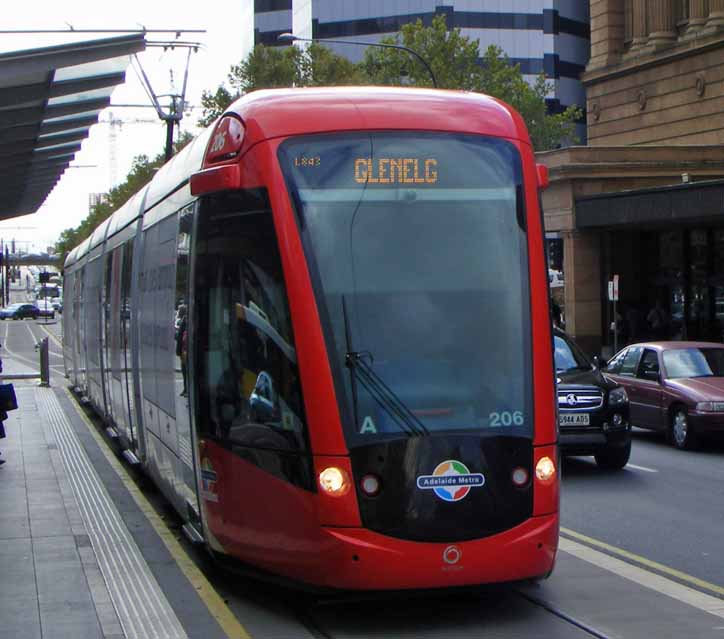 Adelaide Metro Citadis 206 tram